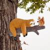 Cute Sloth and Squirrel Tree Hanging Simulated Tree Decorations Pendant Outdoor