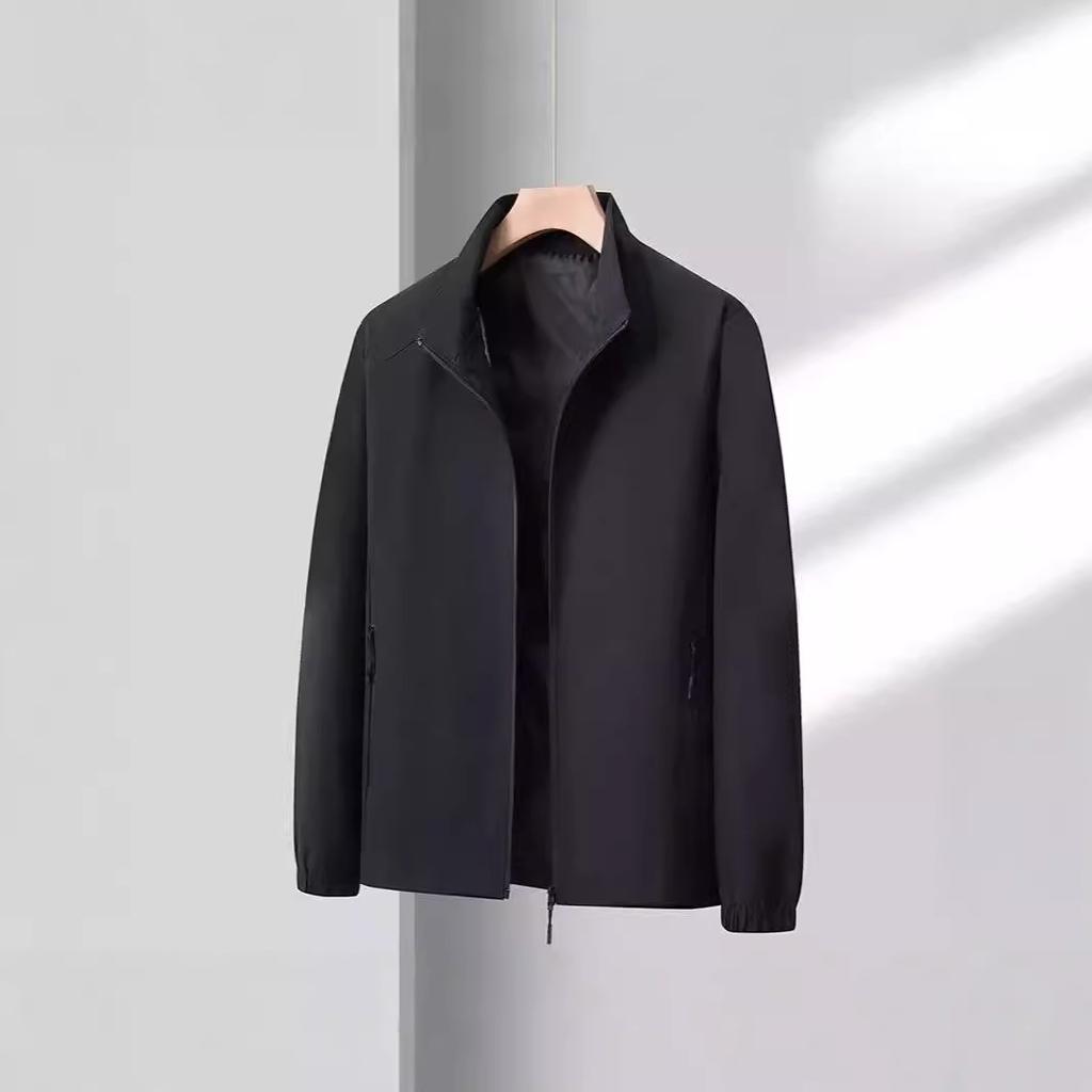 New Picture Jacket Public Version Spring Autumn Autumn Winter Men's Top Winter Jacket Business Executive Version Stand Collar