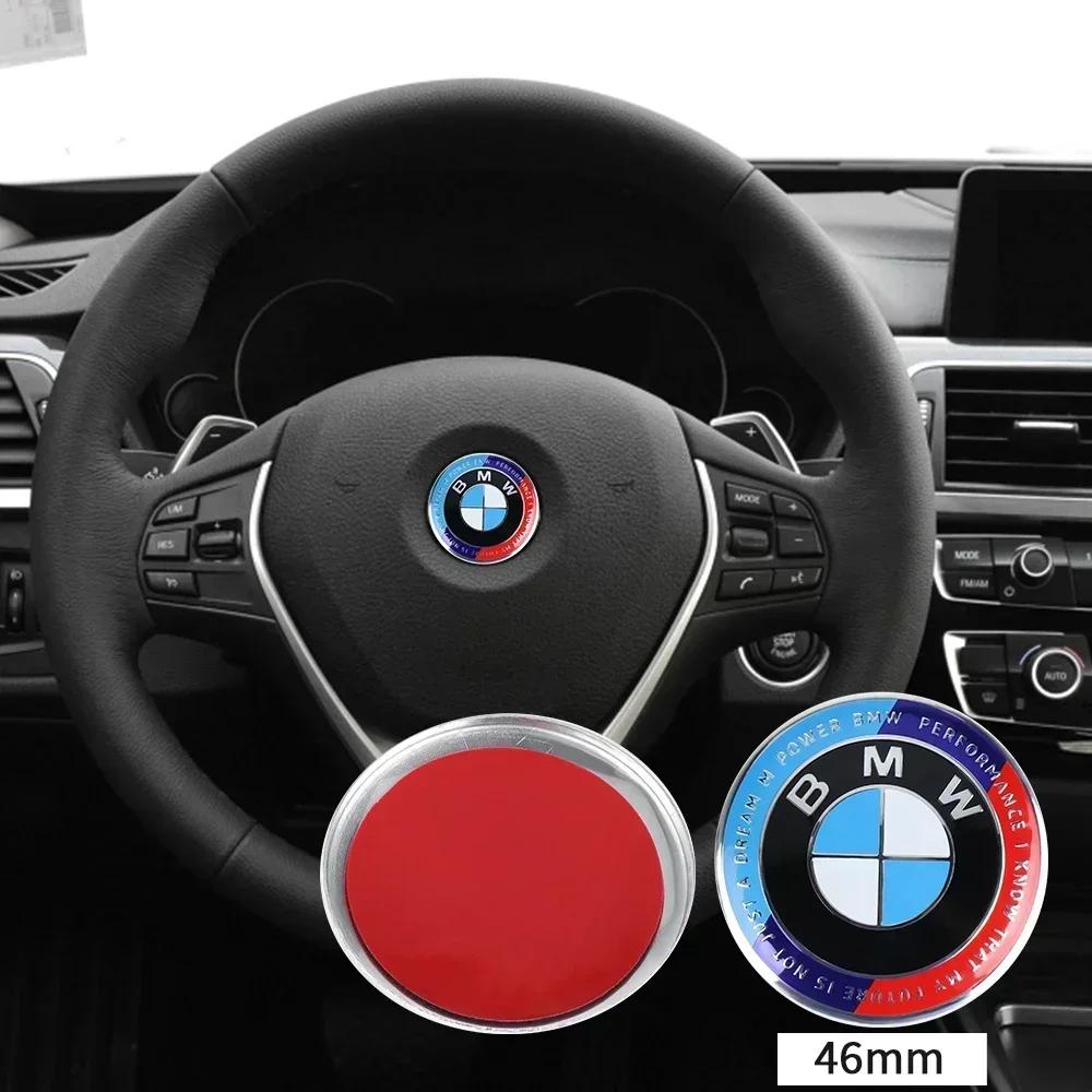 Pro BMW 45mm Pro Dekoraci Nálepky Odznaku Volantu Auta BMW Pro BMW E46 E85 E60 F10 E39 F30 E36 F20 E87 E90 E70