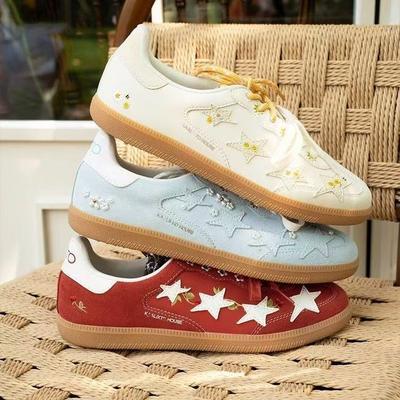 Scarpe di nicchia con suola spessa primavera ed estate nuove scarpe da ginnastica bianche piccole tedesche menta mambo
