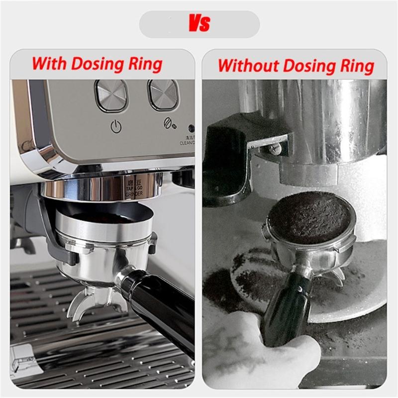 Magnetic Dosing Tool Coffee Dosing Rings Coffee Extraction Tool Stainless Steel Coffee Machines Accessories for Coffee