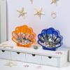 Coin Jar Creative Seashell Storage Box Desktop Organizer Colorful Clear Acrylic Box For Desktop Collection Display Gift