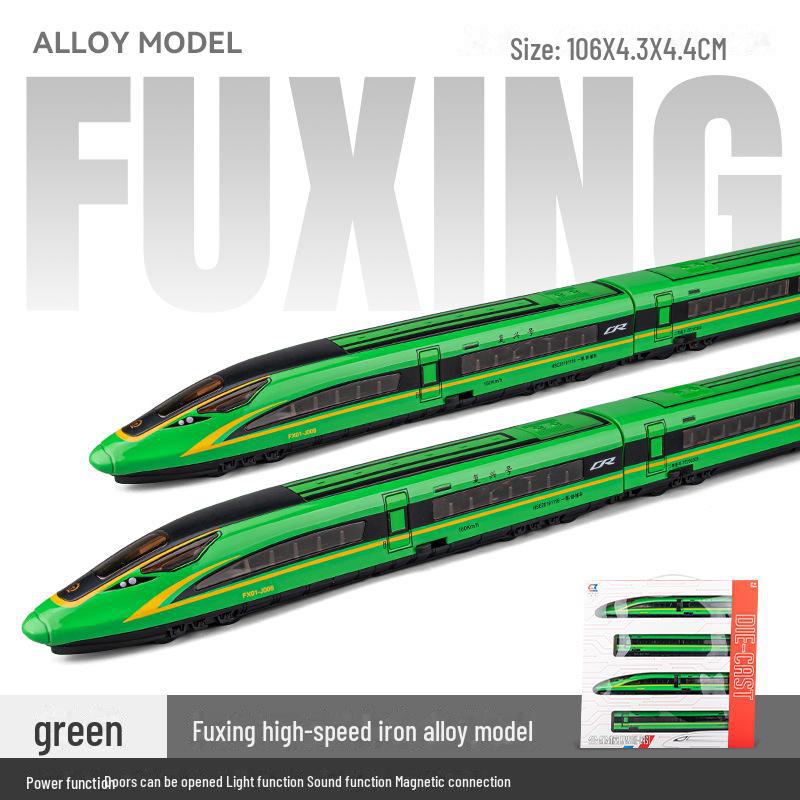 

Модель скоростного поезда Fuxing из сплава - игрушка для сборки и моделирования для мальчиков