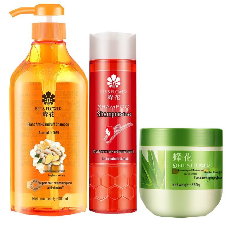 

Bee & Flower Plant Anti-Dandruff Hair Care Set