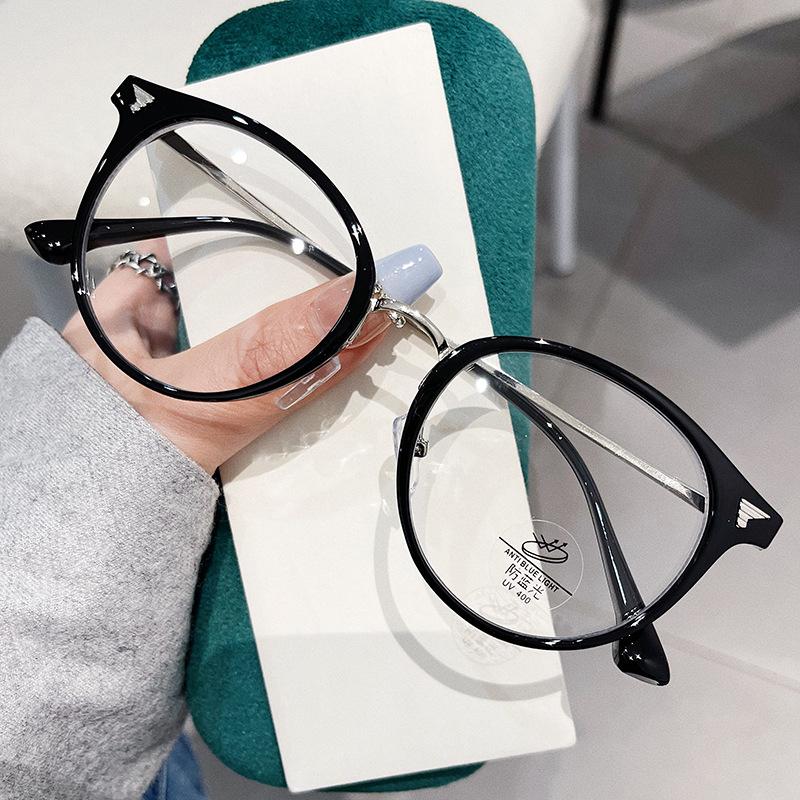 Material Eyeglass Frame Men Women Blue Light Blocking Women'S Glasses Frame Round Shape Women’S Eyewear Frames