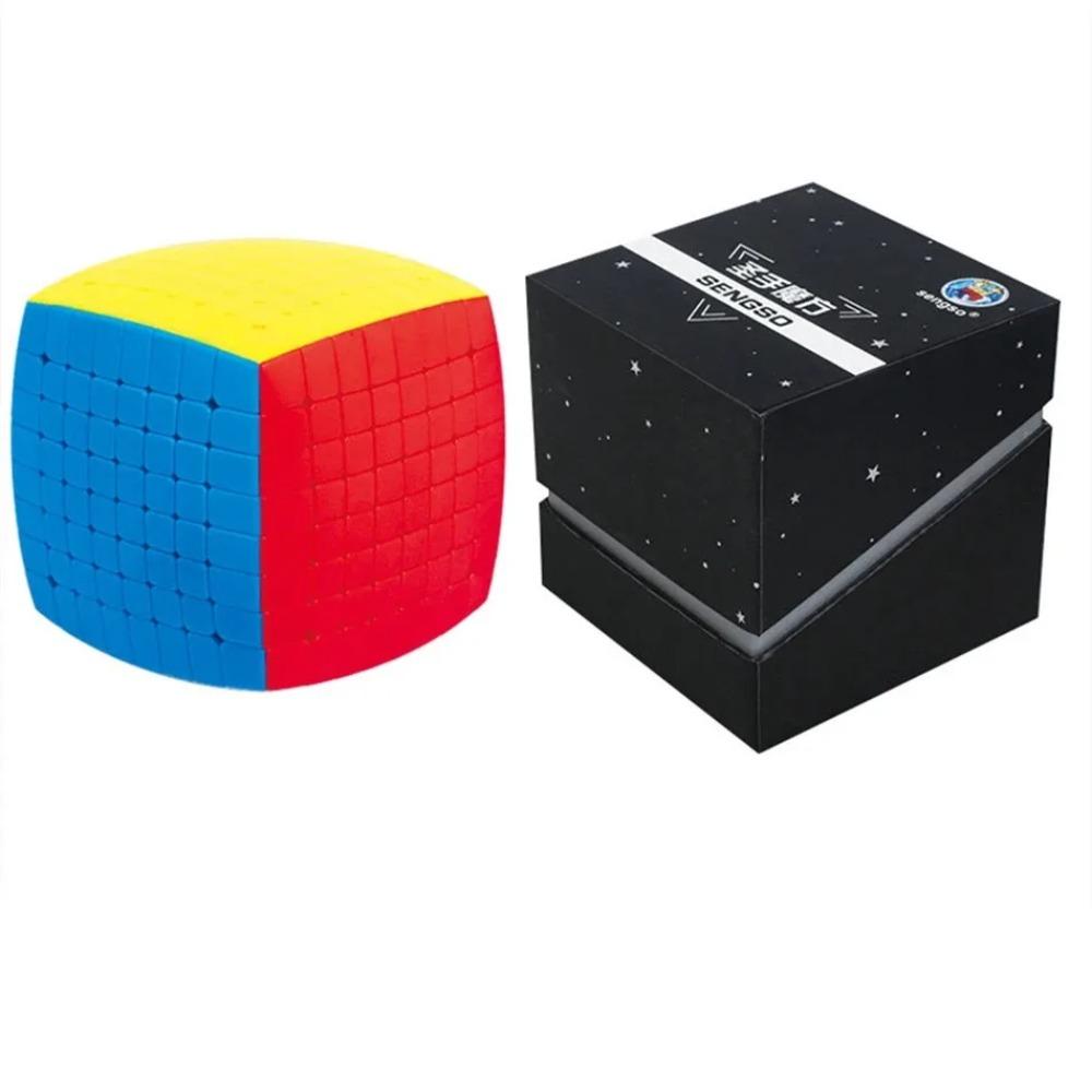 Shengshou Pillowed 8x8 9x9 10x10 11x11 Magic Puzzle Cube Professional Sengso Bread Speed Cube Magico Speed Cube Educational Toys