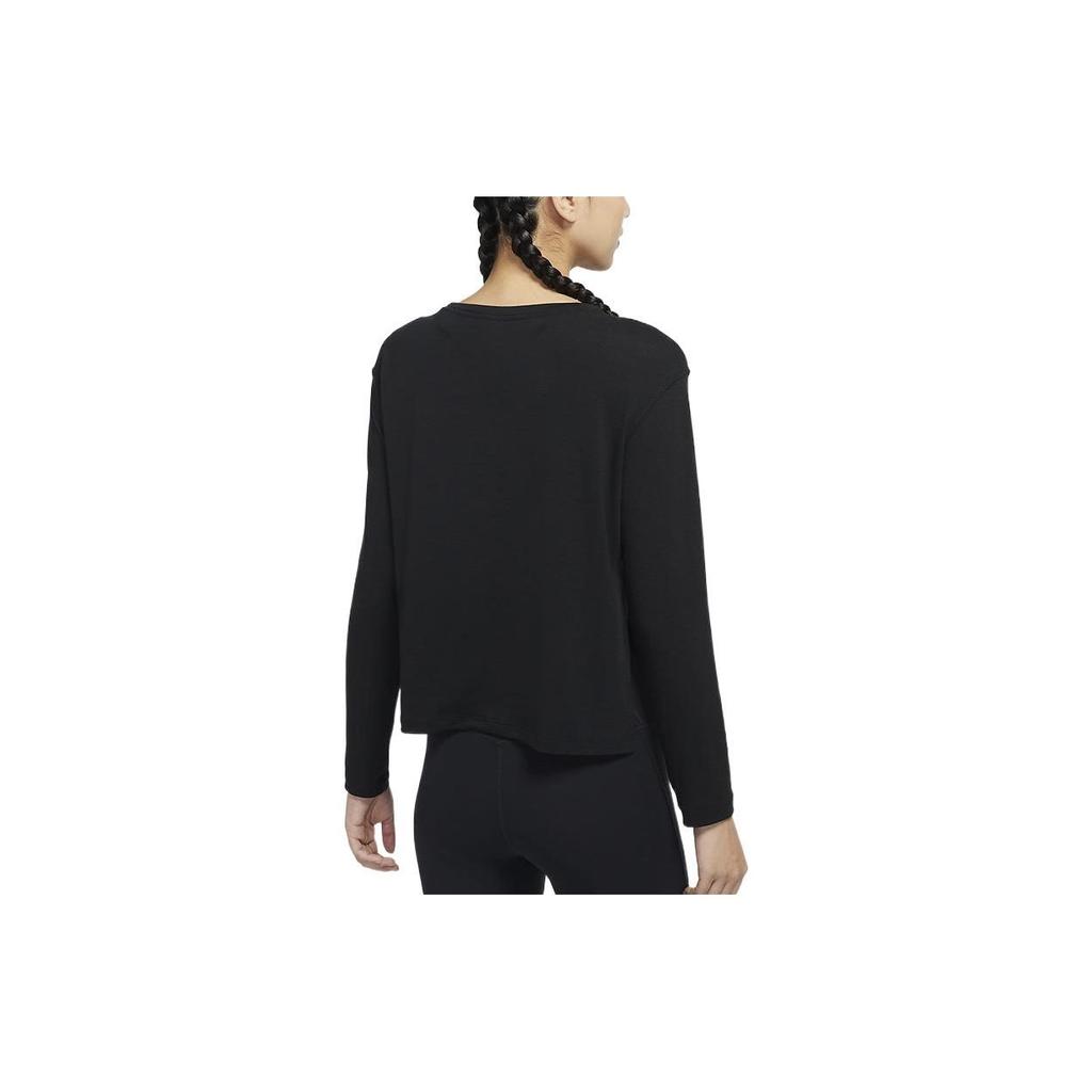 Nike Yoga Dri-FIT Women's Long-Sleeve Top Black DM7028-010