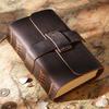 Thick Retro Chinese Style Cowhide Planner Diary Notebook with Cowhide Paper