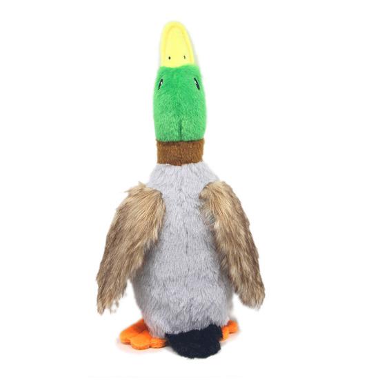 Plüsch-Enten-Hundespielzeug für aggressive Kauer Quietschendes Hundekauspielzeug Unzerstörbares Stoff-Enten-Spielzeug für Hunde Langeweile-Bekämpfung Zahnen
