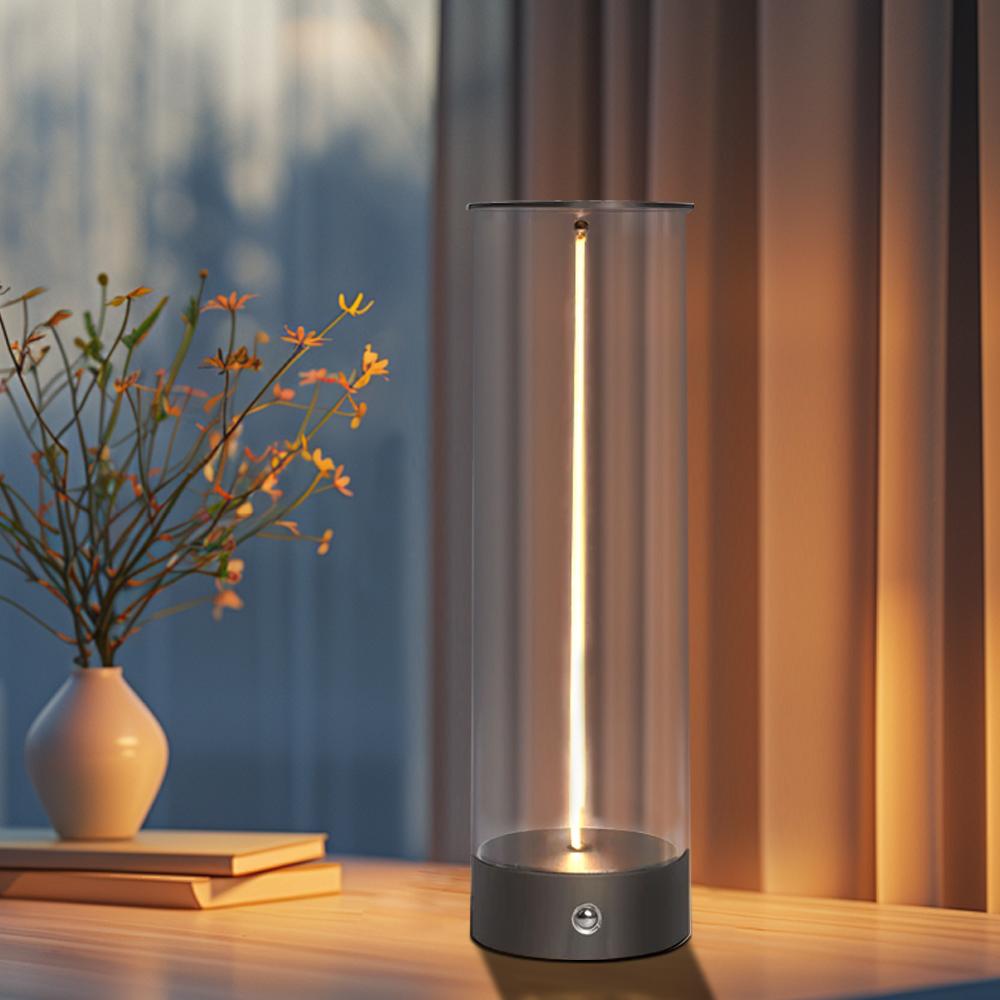 D2 Portable Novelty Quantum Decor Lamp LED Night Light Rechargeable Magnetic Absorber Desk Lamp Dimmable Touch Sensor Table Lamp