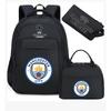 Kids Soccer Backpack Large Capacity School Bags Set of 3 Fan Gear for Boys Girls Waterproof Durable