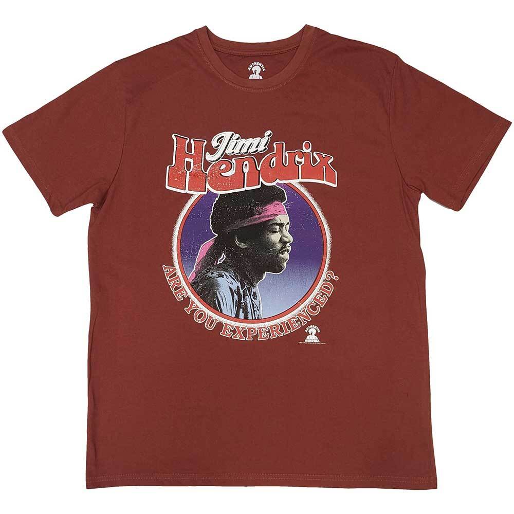 Jimi Hendrix Are You Experienced T-Shirt Red New Unisex T-Shirt XL
