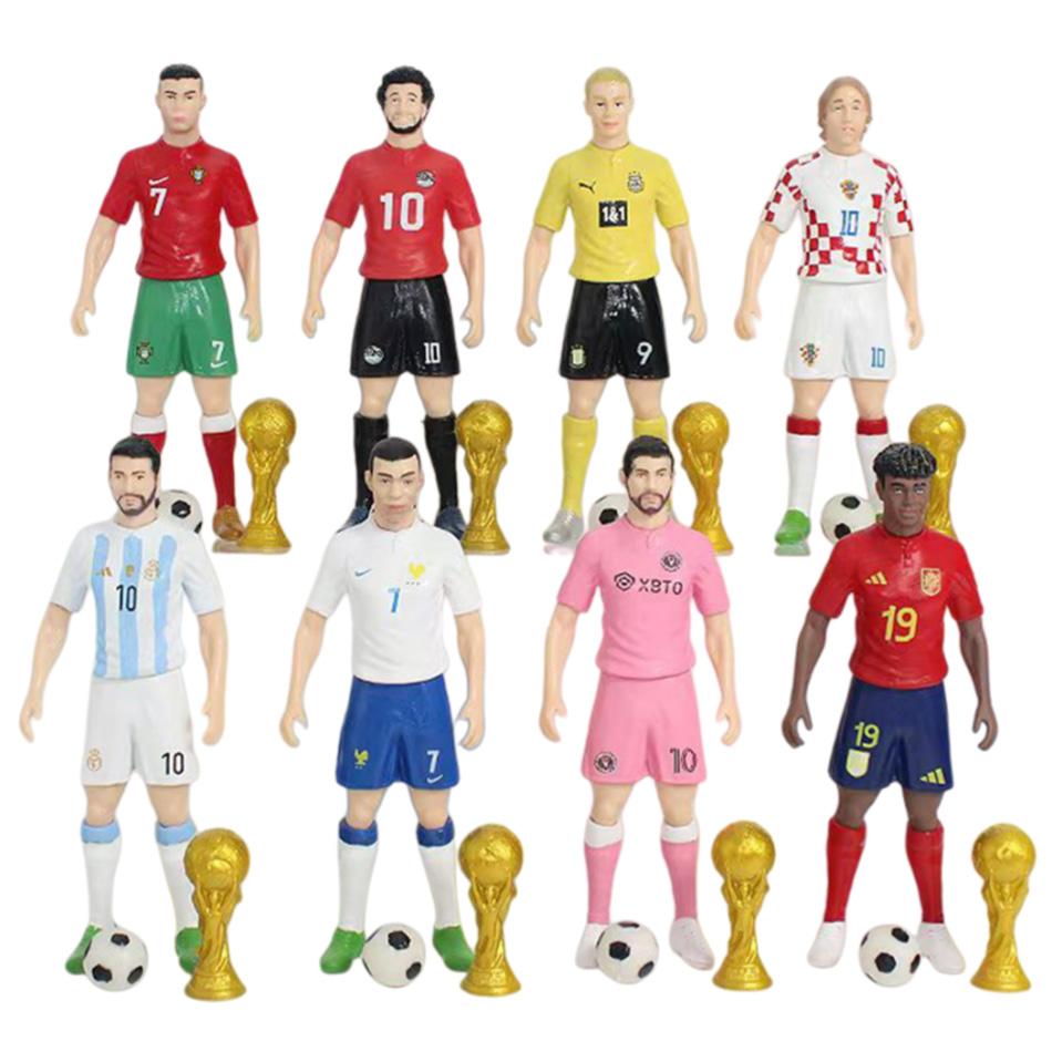 Lamine Yamal SuperNewStar 13cm Actionfigur - Edition Fußballspieler Sammlerstück Spielzeug für Fans beige