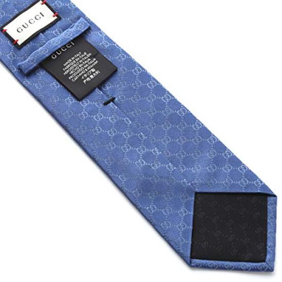 GG [Gucci] Tie, Navy, pattern, GUJ-827 [Used]
