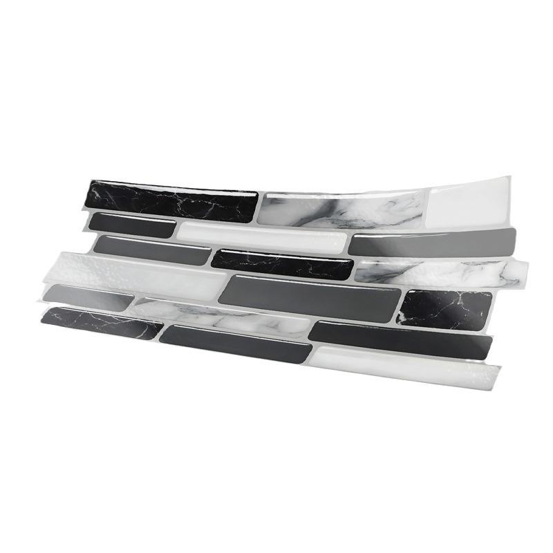 Naklejka kuchenna olejoodporna 3D Kryształowy splicing Kryształowa tapeta Naklejka do renowacji salonu sypialni Samoprzylepna naklejka kafelkowa