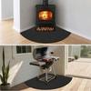 Fireplace Heat-Protection Mat 3-Layer Foldable Heat-Resistant with