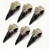 New Gothic Raven Skull Necklace Pendant Decoration Statue