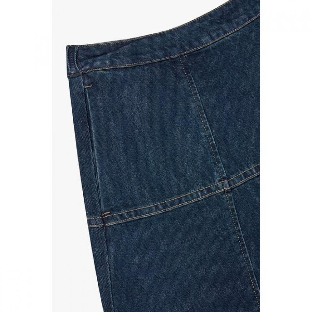 STUDIO TOMBOY Back Banding Flare Denim Skirt  9106162106 