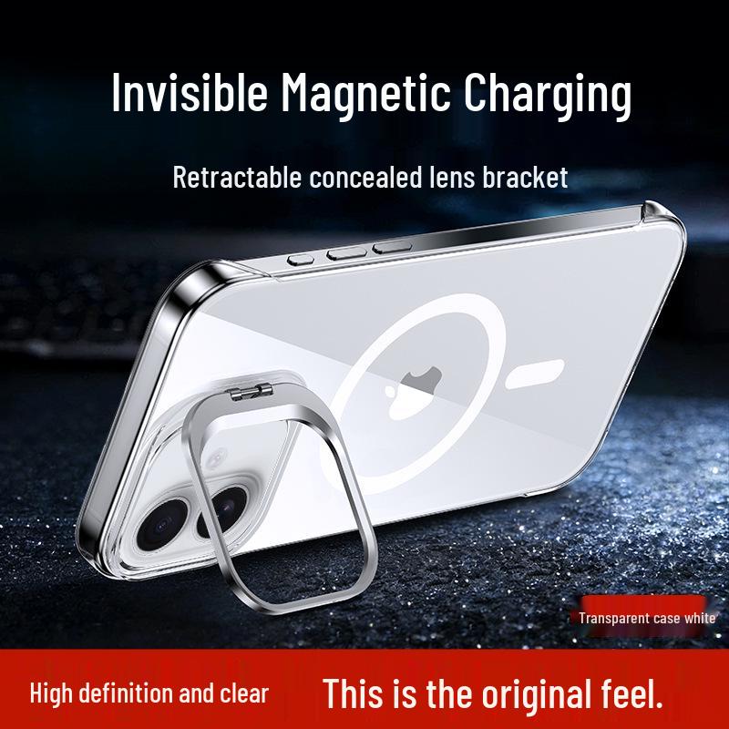 Heat-Dissipating Magnetic Frameless Phone Case with Invisible Lens Cover for iPhone 17 Pro Max iPhone 17 Pro