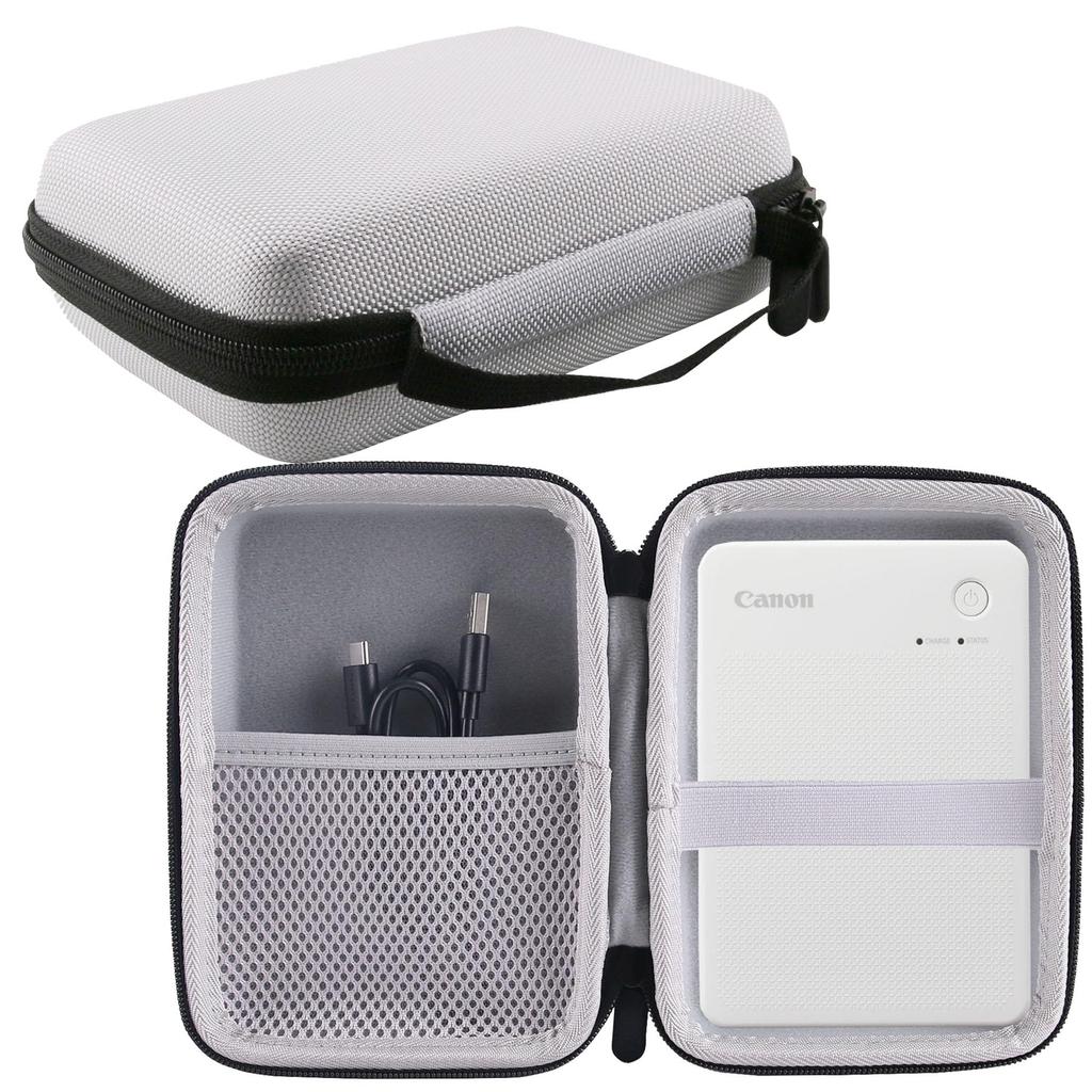Canon SELPHY QX20/SELPHY SQUARE QX10 Printer Dedicated Protective Storage Case - WERJIA (Gray)