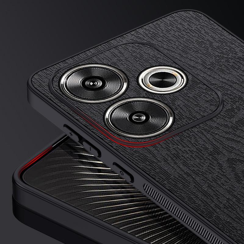 For Xiaomi Redmi Turbo 3 5G/Poco F6 5G Slim-Fit Phone Case PU Leather+PC+TPU Phone Cover