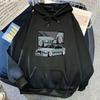 Car Printed Graphic Hoodies Prevalent Street Male Casual Sweatshirts Autumn Fleece Clothing Soft Comfortable Hooded