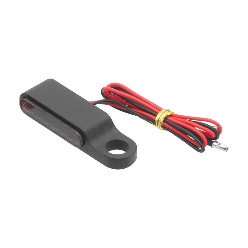 2Pcs Motorcycle LED Mini Turn Signals 12V Aluminum Moto Scooter Handlebar Indicators Lights Blinker Amber Flasher Taillight