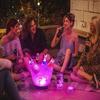 4pcs RGB LED Underwater Lights with RF Remote 16 Colors Waterproof Pool Aquarium Vase Party Decor