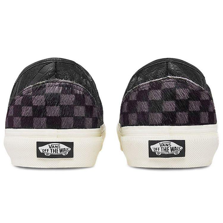 Vans Bess Ni Sp Mixed Media 2020 New Collection Synthetic Leather Low-Top Skate Shoes Unisex Sneakers Black VN0A4UWZ1BG
