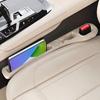 Car Seat Gap Filler 2Pcs Center Console Side Crevice Filler Strip Elastic Seat Gap Filling Strip Drop Blocker