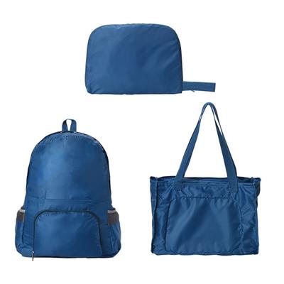 Mochila Plegable Fibra de Poliéster Plegable Impermeable Ligera Multifuncional Mochila de Día para Senderismo