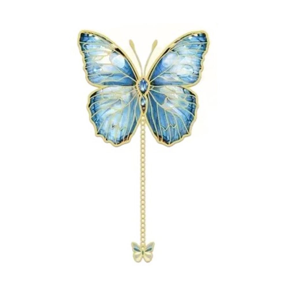 Separator Pages Metal Butterfly Bookmark Bronzing Pagination Mark  Readers