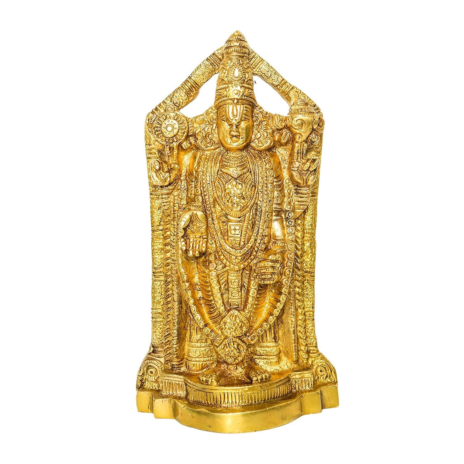 Original Brass Tirupati Balaji Idol For Home Decor, Shri Venkateshwara Idol