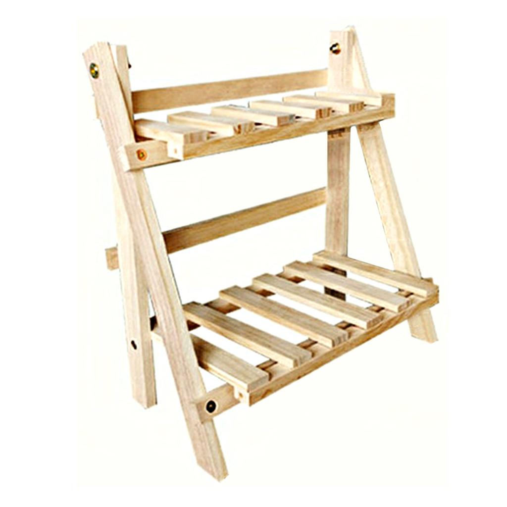 Adjustable Double Layer Wooden Storage Rack Bookshelf Stationery Organizer Shelves Flower Pot Rack Kitchen Cabinet Spice Holder