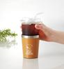 Skater Stainless Steel Vacuum Insulated Perfect for Hot or Cold Convenience Store Snoopy Design STCV1-A Tumbler, 240ml, Coffee, Small,