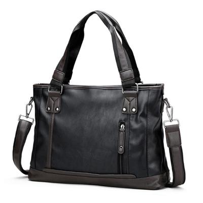 Business Work Commuter Hand Shoulder Crossbody for Job PU Commuter A4 Large Light and Lunch Shoulder Handbag [Takusan Shopping] Bag, Bag, Bag, Bag,