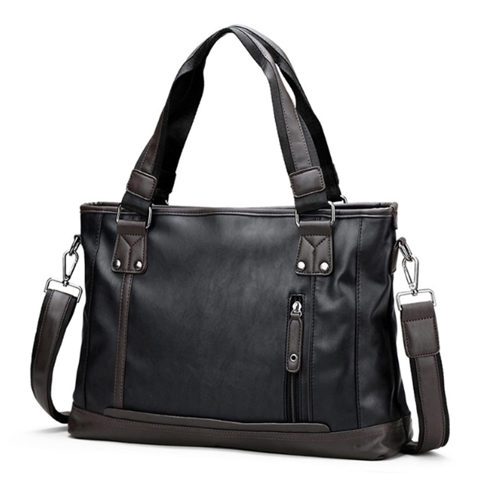 

Деловая рабочая сумка-кроссбоди через плечо для работы из ПУ, вместительная, формата А4, легкая, для ланча, на плечо [Takusan Shopping] сумка, сумка, сумка, сумка,