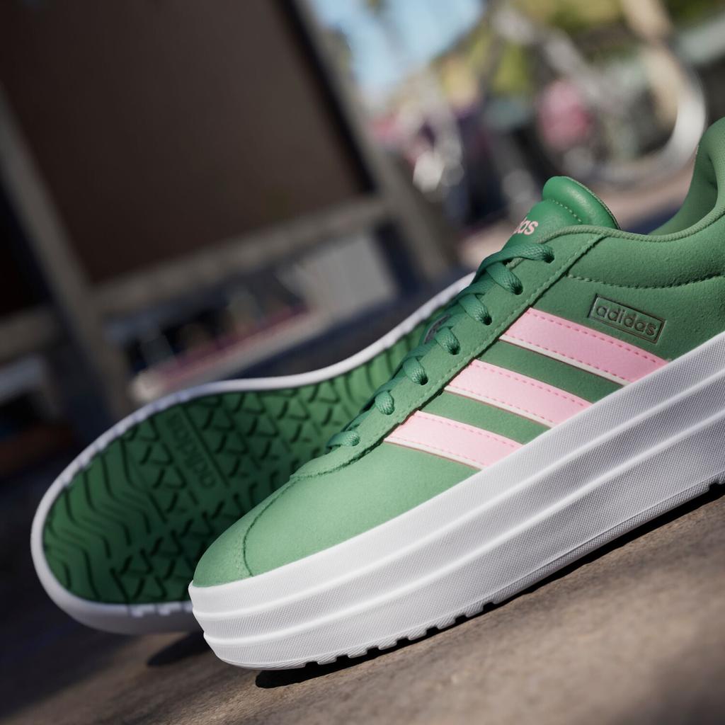 Adidas VL Court Bold Women Preloved Sneakers Green/pink Spark/ivory