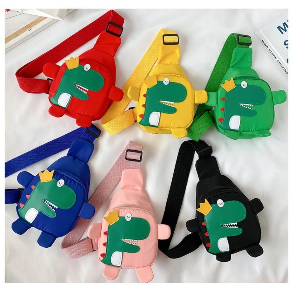 Fashion Cartoon Chest Bag Dinosaur Mini Crossbody Bag Shoulder Bag Toddler