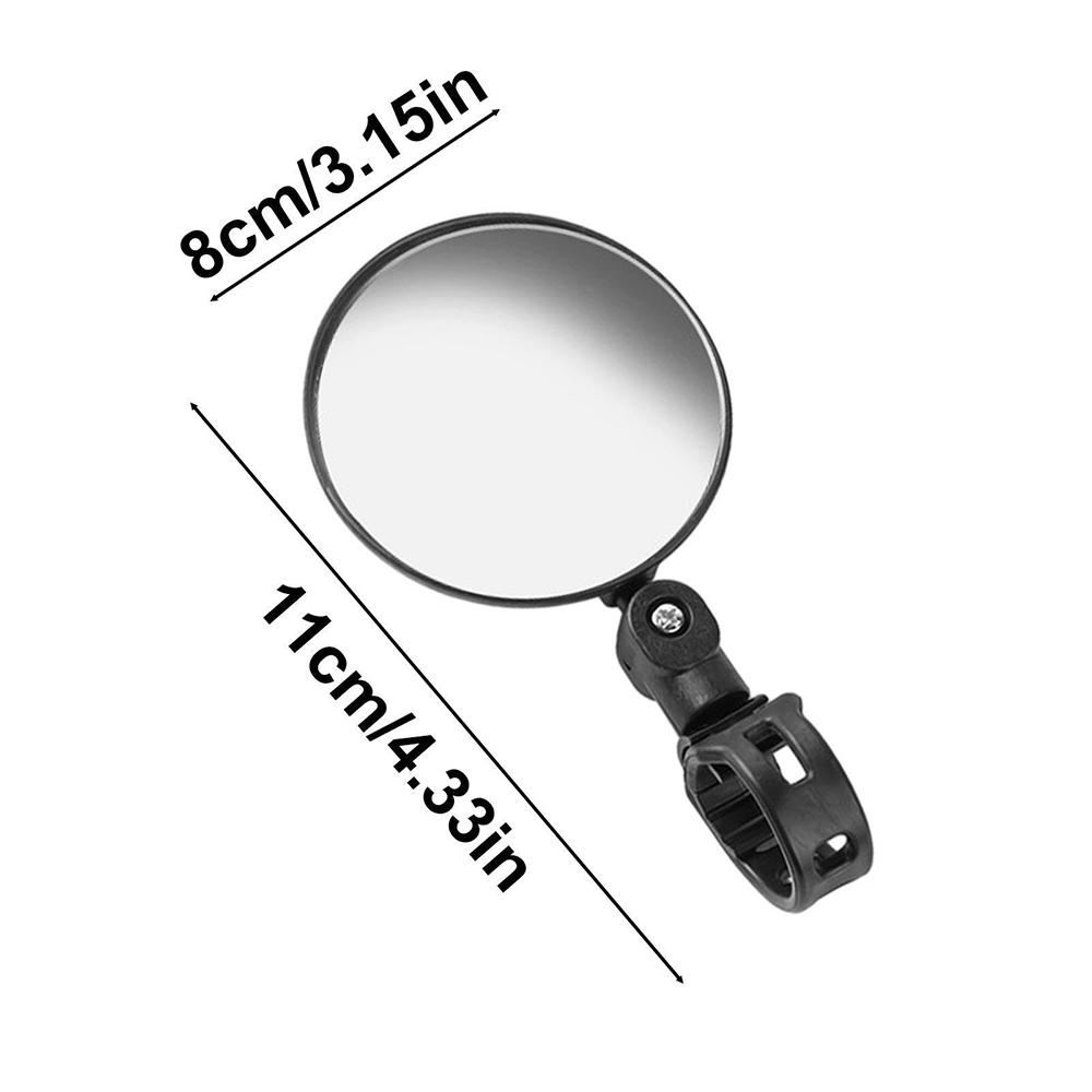 DOMEN Bicycle Rearview Bike 360° Rotate Adjustable Wide Angle Mirror Road Bike Handlebar Rear View Mirrors Bike Accessories