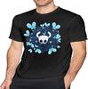 Hollow Knioght Men's Round Neck Fashion T Shirtummer Casual Loose Cotton Short Sleeve S