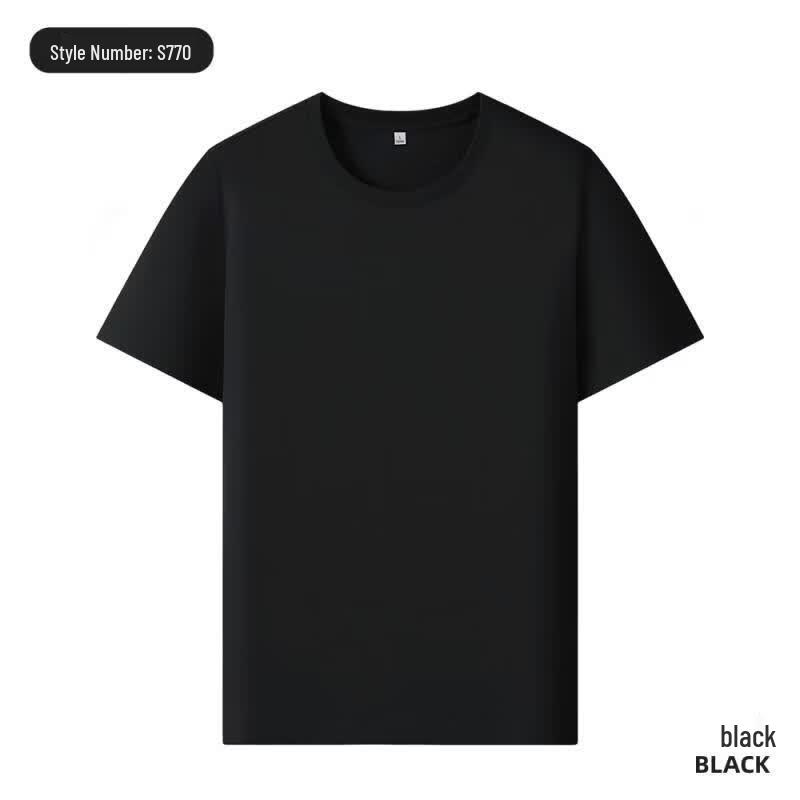Lizhi HT-S770 Unisex Solid Round Neck T-Shirt 3XL