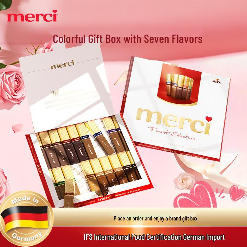 merci Mixed Flavor Chocolate Gift Box 250g