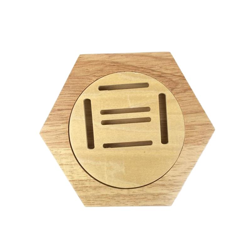 

Honeycomb Combination Medal Display Stand Building Block Toys Hexagonal Wood Medal Rack Creative Splicing Wall Decor 1Pcs