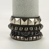 Set de pulseras Meier - joyería unisex de cuero de PU, pulsera de cuero trenzado retro hip-hop europeo y americano DIY