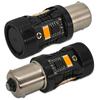 2 st P21W LED-lampa BA15S 12V inget fel, orange Off-Road