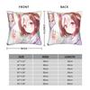 Umamusume Pretty Derby Cartoon Pillowcase Soft Polyester Cushion Cover Decoration Pillow Case Cover Home Square 40X40Cm