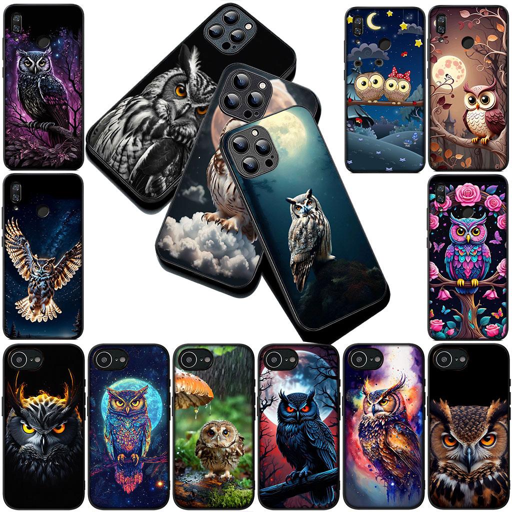 Cover Cartoon Eule Anime Handyhülle für Xiaomi Redmi 15 15C A4 A5 9A 9C NFC Note 9 8 9T 8T Hülle