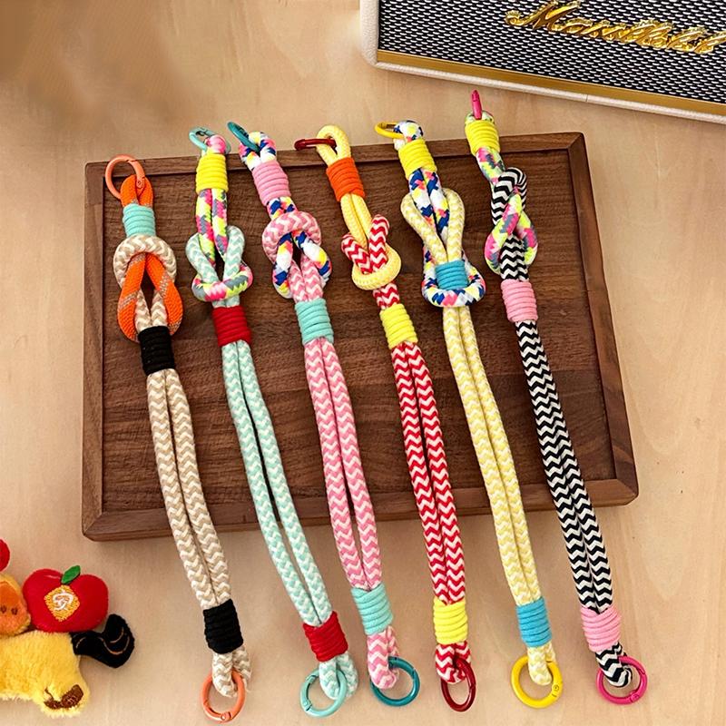 Cute Colorful Mobile Phone Portable Anti-Loss Lovely Knot Hand Bracelet