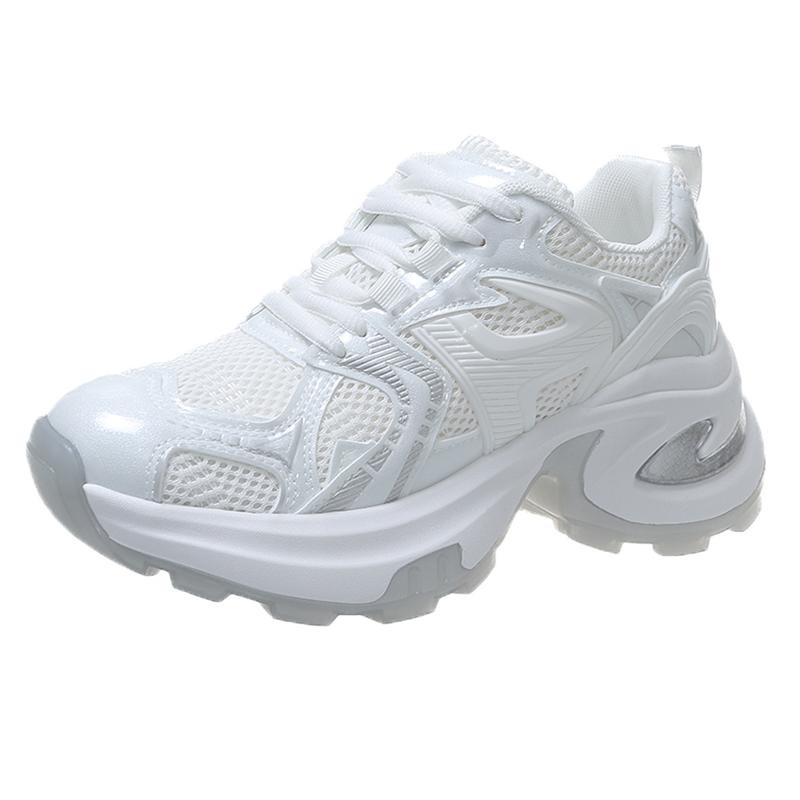 

Женские роскошные массивные кроссовки, сетчатые дышащие кроссовки с увеличенной внутренней поверхностью, спортивные повседневные кроссовки для бега, женская вулканиз... 35